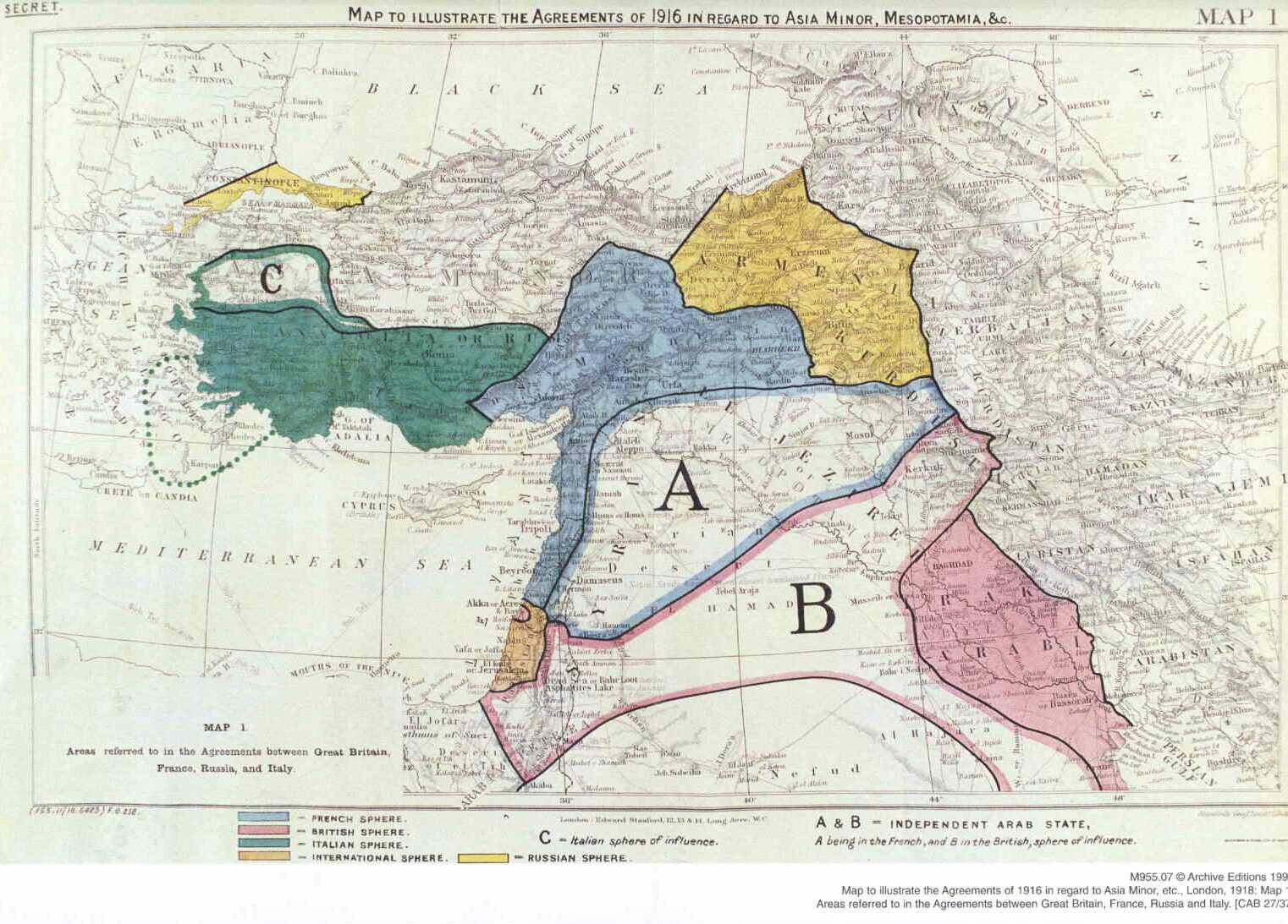Usa Map 1916