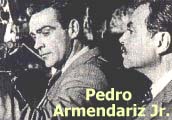 Pedro Armendariz, Jr. assists Sean Connery in FROM RUSSIA WITH LOVE